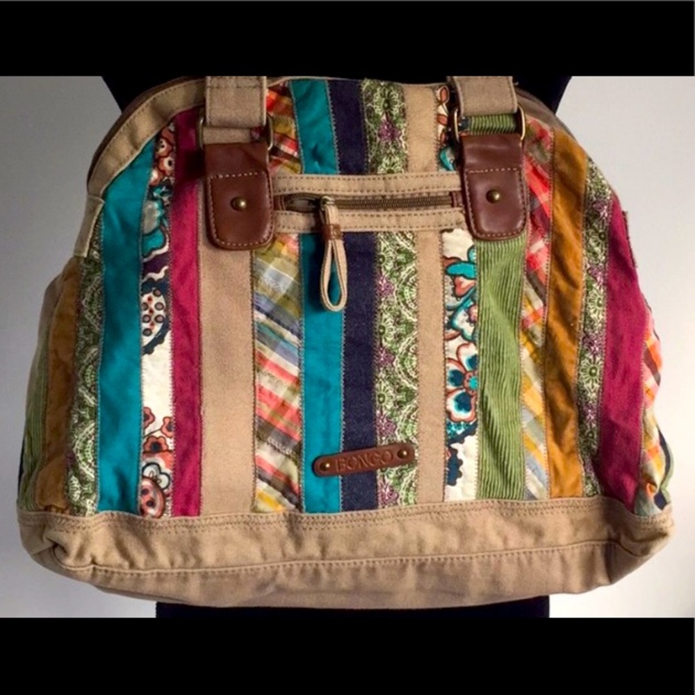 Bongo Multi Colored/ Pattern Shoulder Bag - image 1